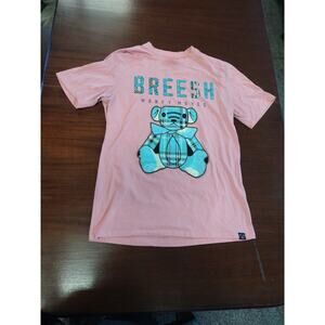 Civilized Breesh Money Moves Pink T-shirt Embroidered Bear Large